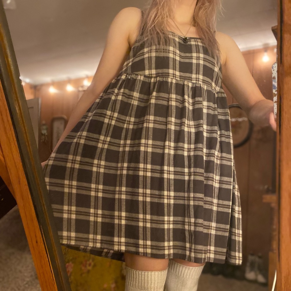 Wild Fable Plaid Babydoll Dress